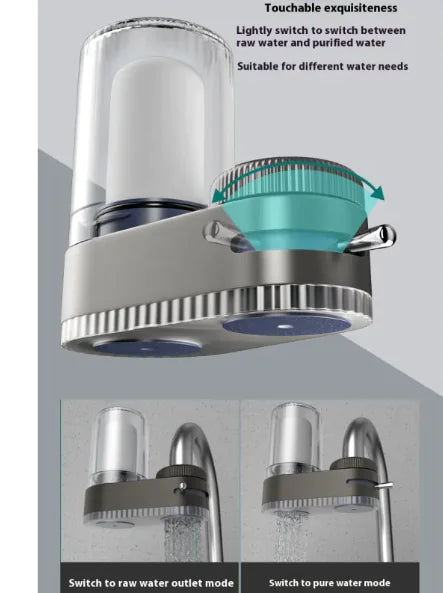 Installation-Free Faucet Water Purifier - Direct Drink Front Filter for Household Use