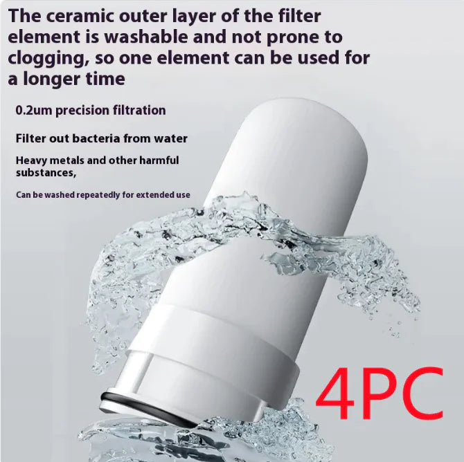 Installation-Free Faucet Water Purifier - Direct Drink Front Filter for Household Use